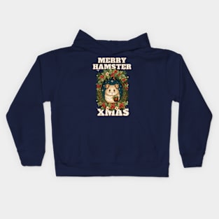 Merry Hamster Xmas! Kids Hoodie